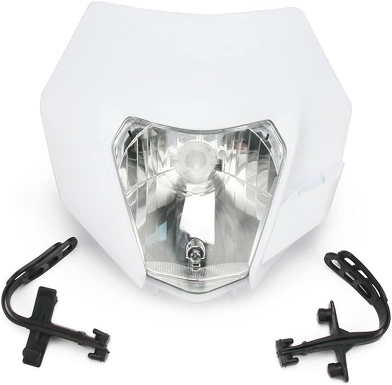 Yurefax Motorcycle Universal Headlight - Demon Face Design - Image 1