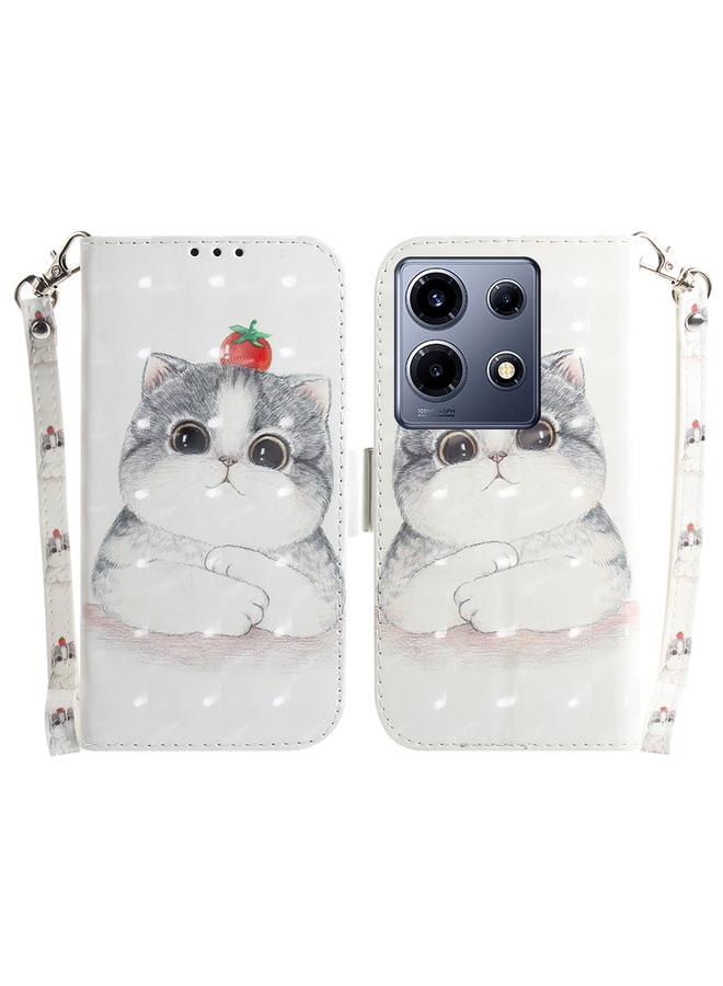 erorex Case For Infinix Note 30 VIP 3D Colored Horizontal Flip Leather Phone Case - Image 1