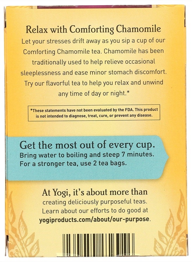 YOGI Tea, Chamomile, 16 Count, Packaging May Vary - Image 3