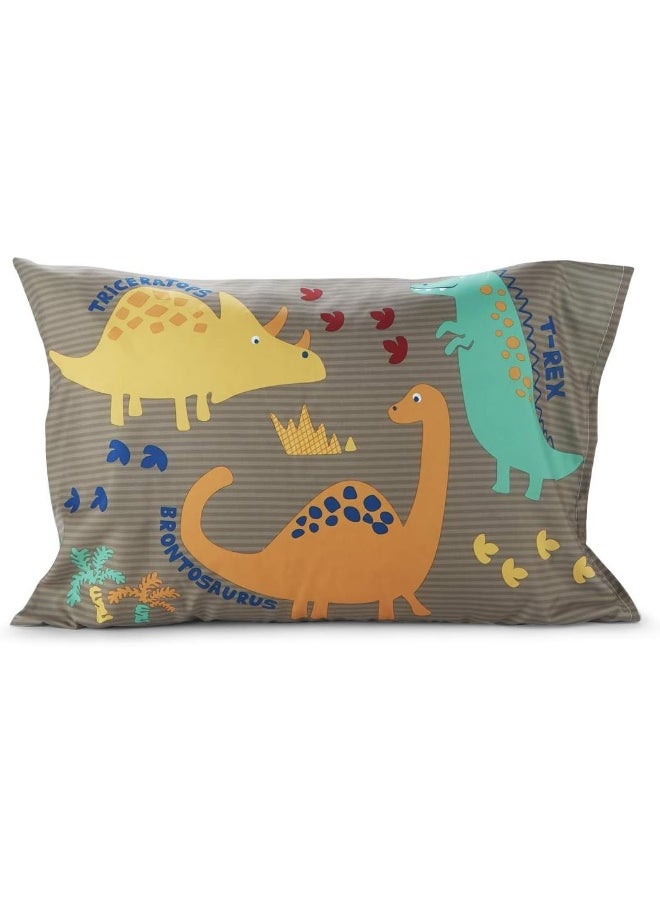 Baby Boom - Baby Boom Funhouse Dinosaur Roarsome 4 Piece Toddler Bedding Set - Image 1