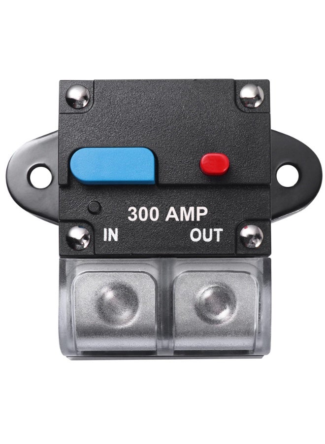 Generic Circuit Breaker Resettable Circuit Breaker Self Recovery Circuit Breaker Manual Reset Button for Car Audio and Amps Protection (Size : 300A)  - Image 1
