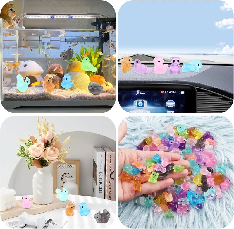 Tmtains Slime Charms Kawaii Resin Charms 3D Cute Nail Charm Mini Flatback Luminous Animal Charm Bulk Resin Jewelry Making Turtle Embellishments Supplies for Cell Phone Scrapbooking DIY Crafts - Image 2