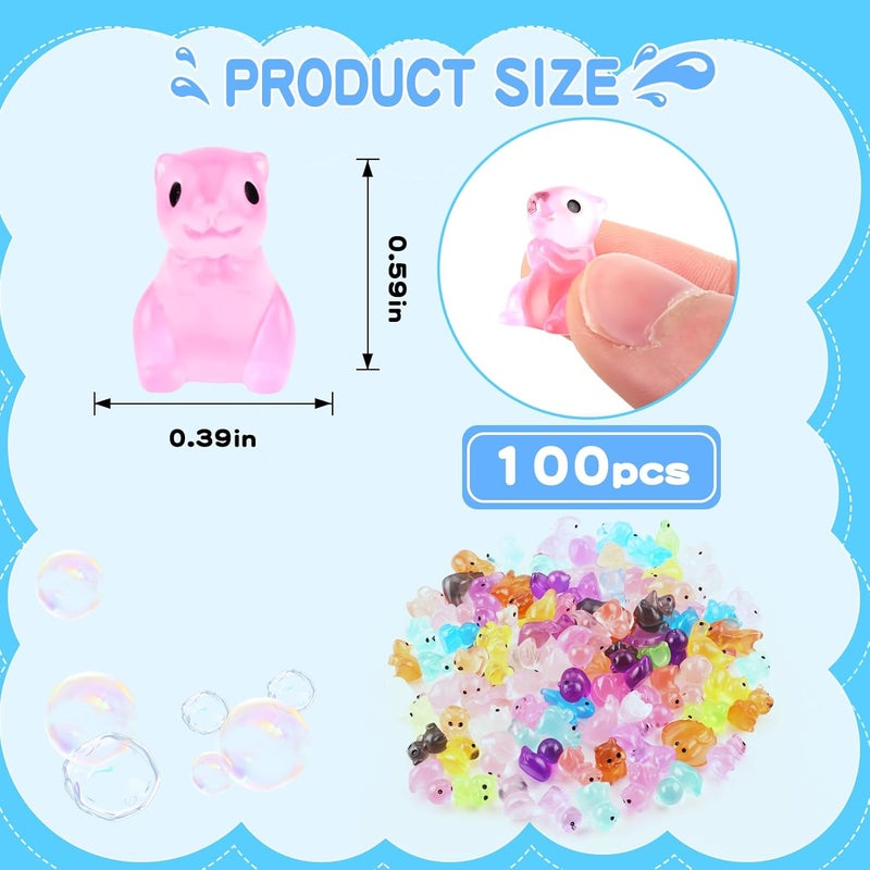 Tmtains Slime Charms Kawaii Resin Charms 3D Cute Nail Charm Mini Flatback Luminous Animal Charm Bulk Resin Jewelry Making Turtle Embellishments Supplies for Cell Phone Scrapbooking DIY Crafts - Image 5