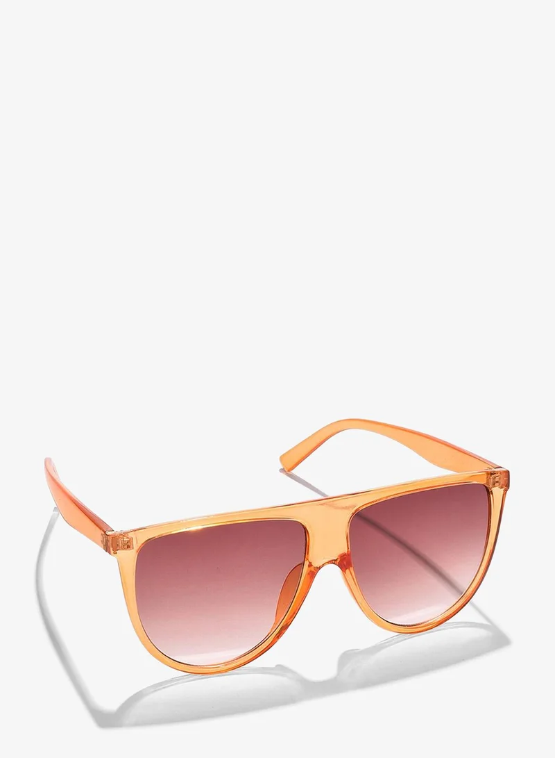 Haute Sauce Orange Lens Orange Wayfarer Sunglasses