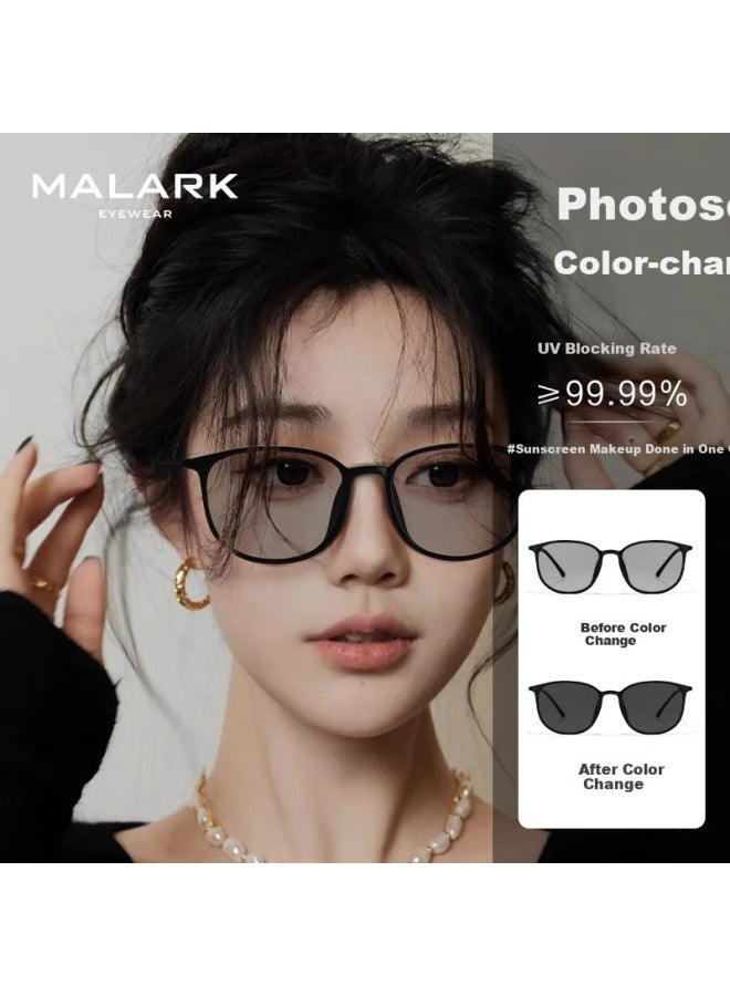 Morakot Morak Pure Titanium Ultra-light Photochromic Polarized Sungl Men Women Uv Protection Day Night Dual-use Night Driving Gl - Image 1