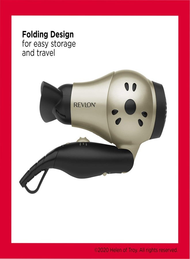 REVLON 1875W Compact Folding Handle Hair Dryer | Great for Travel - Image 3