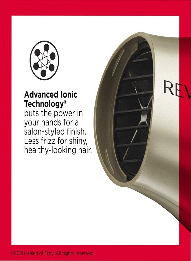 REVLON 1875W Compact Folding Handle Hair Dryer | Great for Travel - Image 2