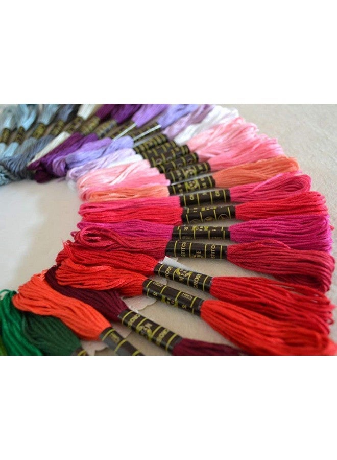 RSP Quality bit Hand Embroidered Cotton Thread Skeins Set For Craft & Projects (Multicolor, Pack Of 25), 100 Gram - Image 3