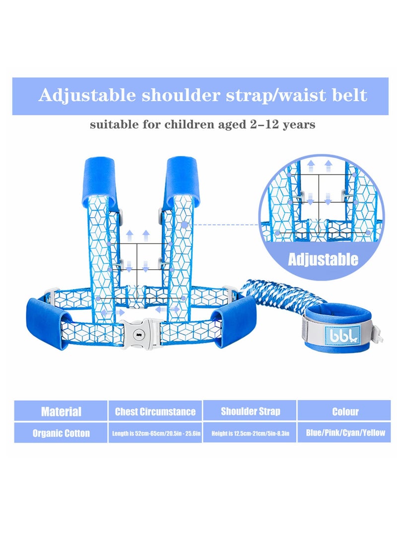 KASTWAVE Toddler Leash for Walking, Toddler Safety Harnesses Leashes, Safety Harness with Lock for Kids, Anti Lost Wrist Link Safety Wrist Link - Image 5