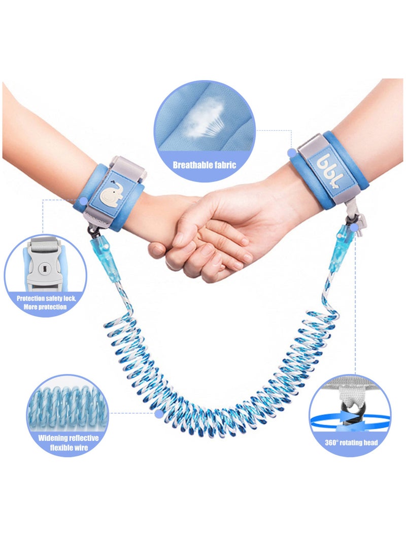 KASTWAVE Toddler Leash for Walking, Toddler Safety Harnesses Leashes, Safety Harness with Lock for Kids, Anti Lost Wrist Link Safety Wrist Link - Image 4