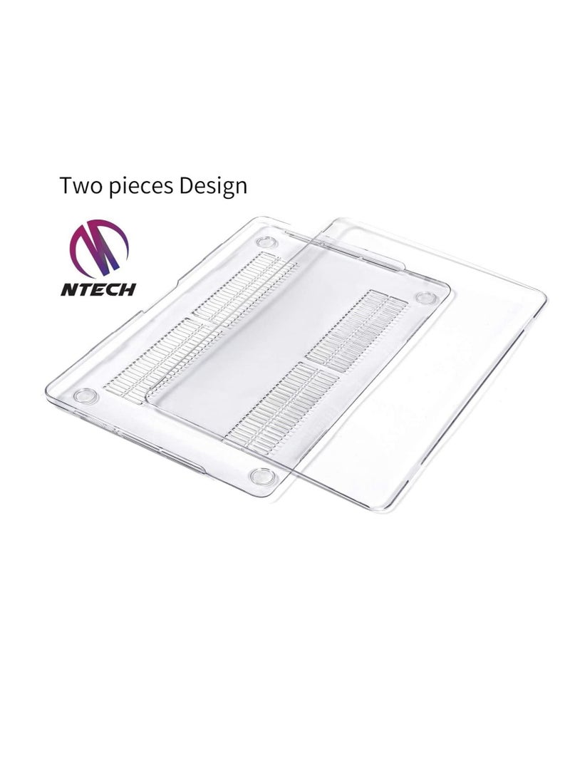 Ntech - MacBook Pro 13 Case 2019 2018 2017 2016 Release A1706/A1708/A1989/A2159/A2338/A2251/A2289, Hard Case Shell Cover and Keyboard Skin Cover for MacBook Pro 13 Inch with/Without Touch Bar - Image 1