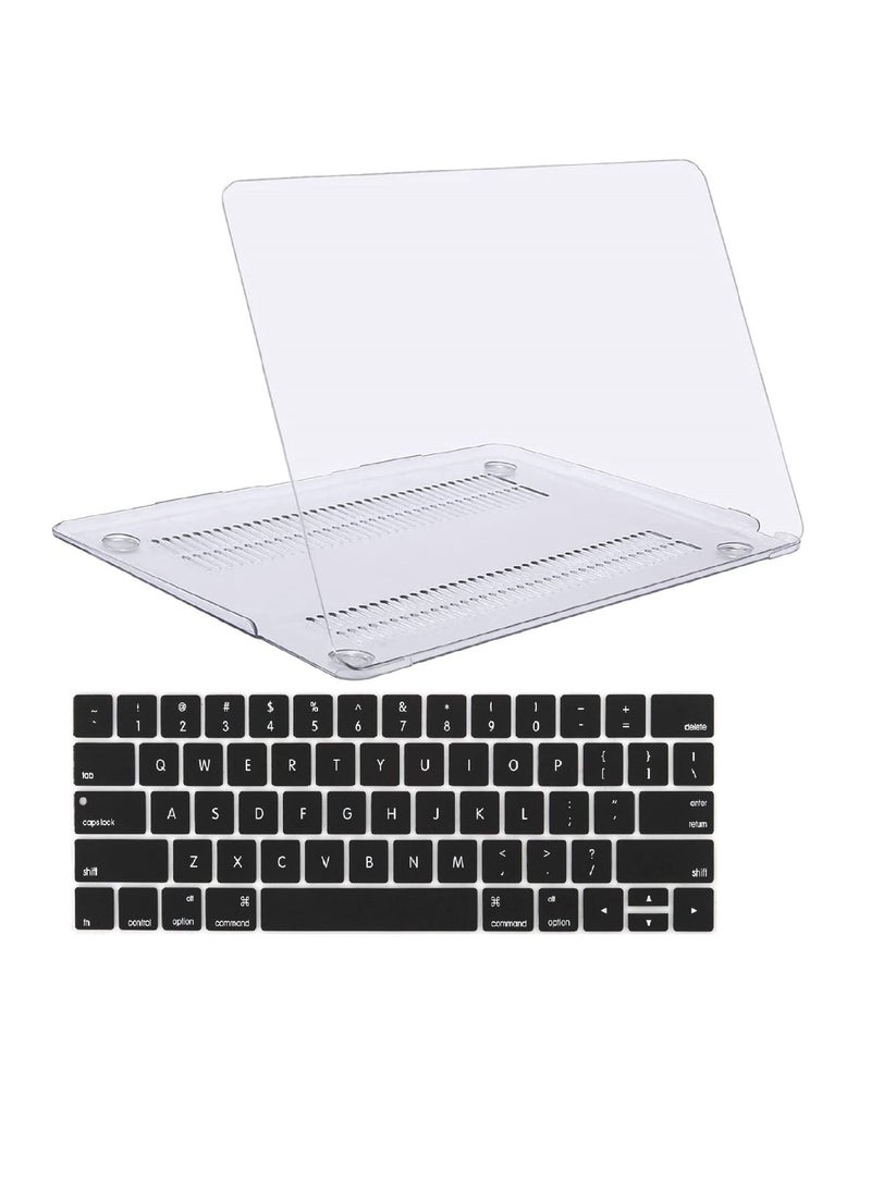 Ntech - MacBook Pro 13 Case 2019 2018 2017 2016 Release A1706/A1708/A1989/A2159/A2338/A2251/A2289, Hard Case Shell Cover and Keyboard Skin Cover for MacBook Pro 13 Inch with/Without Touch Bar - Image 1