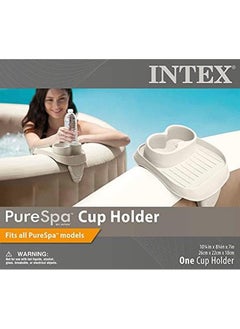 INTEX Purespa Cup Holder Holds 2 Standard Size Beverage Containers And Refreshments  - Image 4