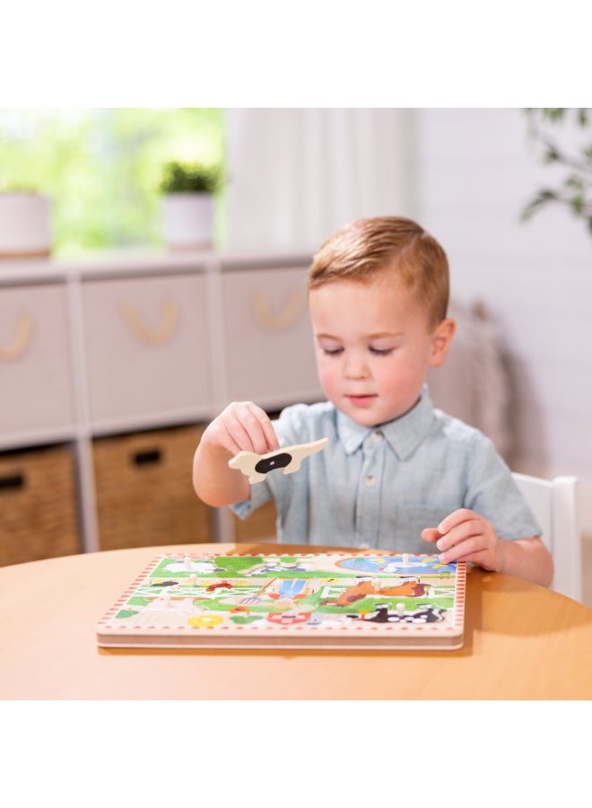 Melissa & Doug Old MacDonald's Farm Sound Puzzle - Image 4