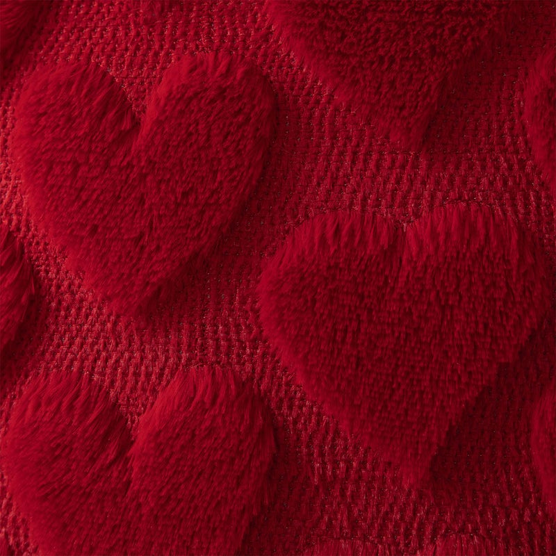 DFXSZ Valentine's Day Pillow Covers 12x20 Red Hearts Decor Red Lumbar Pillow Cover Decorations for Valentines Holiday Decor Case for Home Couch 103A12 - Image 4