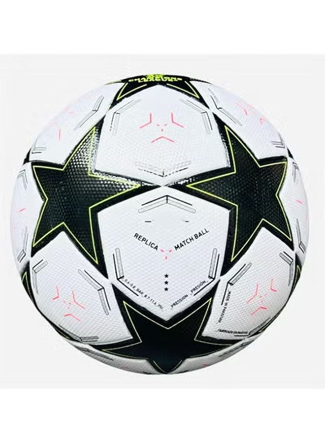 هومستر تدريب كرة القدم ، كرة القدم عالية الجودة ، حجم 5 ووزن المباراة الرسمي ، متين للمباريات المكثفة والتدريب - Image 4