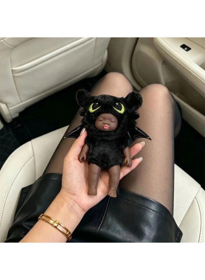 The 14cm Natasha doll, a popular internet sensation, is a stress-relieving toy and a great way to prank office workers and alleviate anxiety. It even comes with clothes! - Image 1
