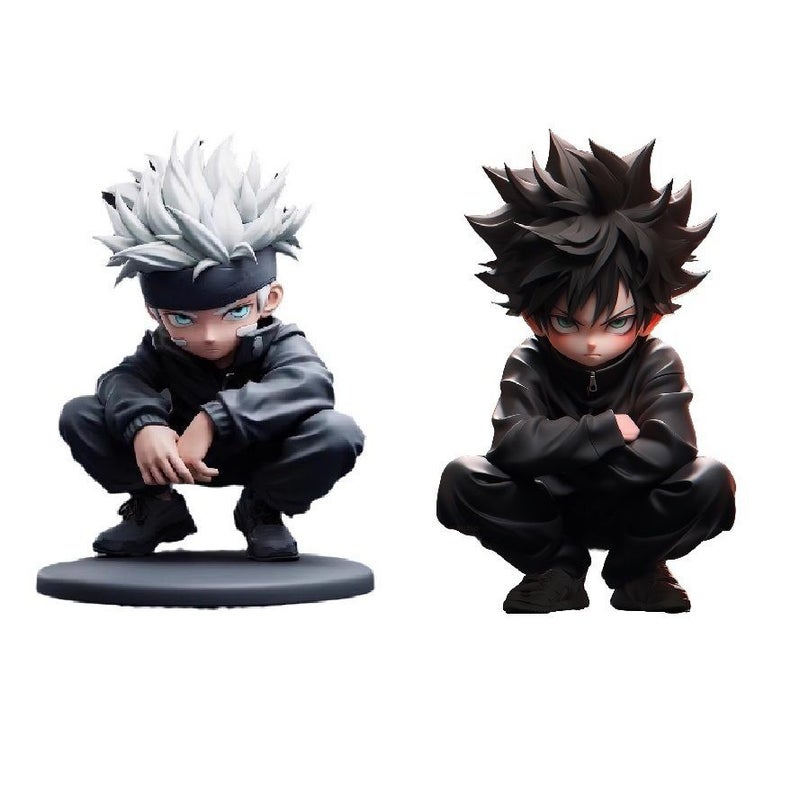 Jujutsu Kaisen Crouching Fushiguro Figure PVC Statue Anime Model Desktop Decoration Birthday Gift - Image 3