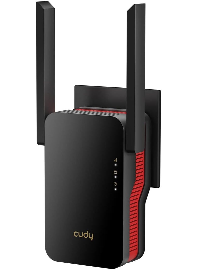 cudy AX3000 Dual Band Wi-Fi 6 Extender, WiFi 6 Repeater Coverage up to 3000 Sq.Ft. and 70 Devices, 802.11ax, 160MHz, MU-MIMO, Beamforming, OFDMA, WPA3  - Image 1