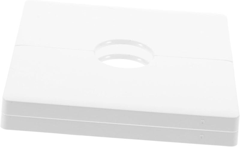 Uonlytech 2pcs Adhesive Wall Plate Cable Pass Through and Outlet Shield Easy Installation for Use Solid Decorative Design for Versatile Connectivity - Image 1