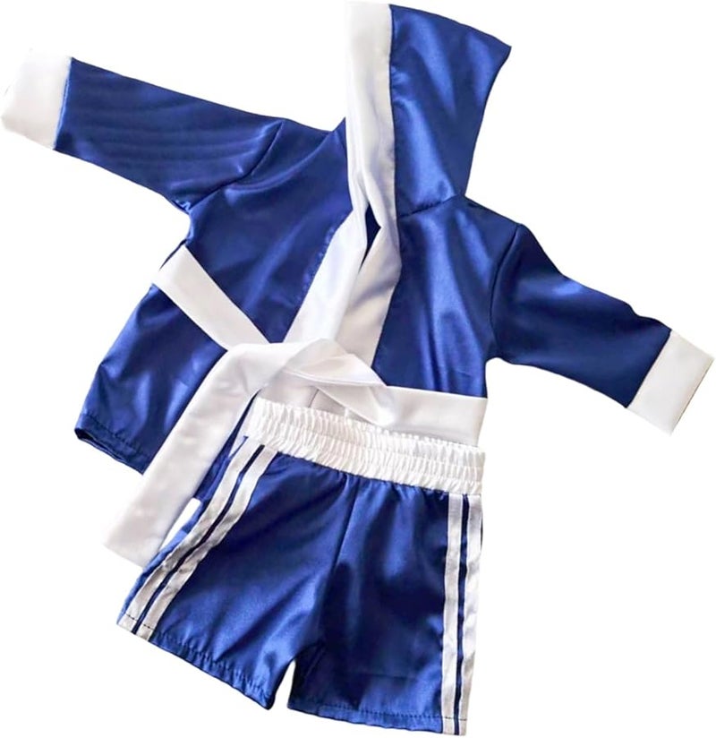 Newborn Baby Boxing Suit 100 Days Celebration Photography Costume Gentle Skin Secure Fasteners - Image 1