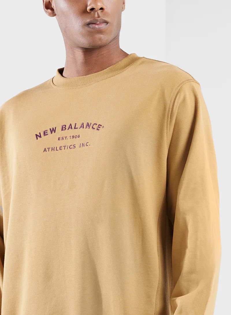 New Balance Athletics French Terry Relaxed Arch Hoodie