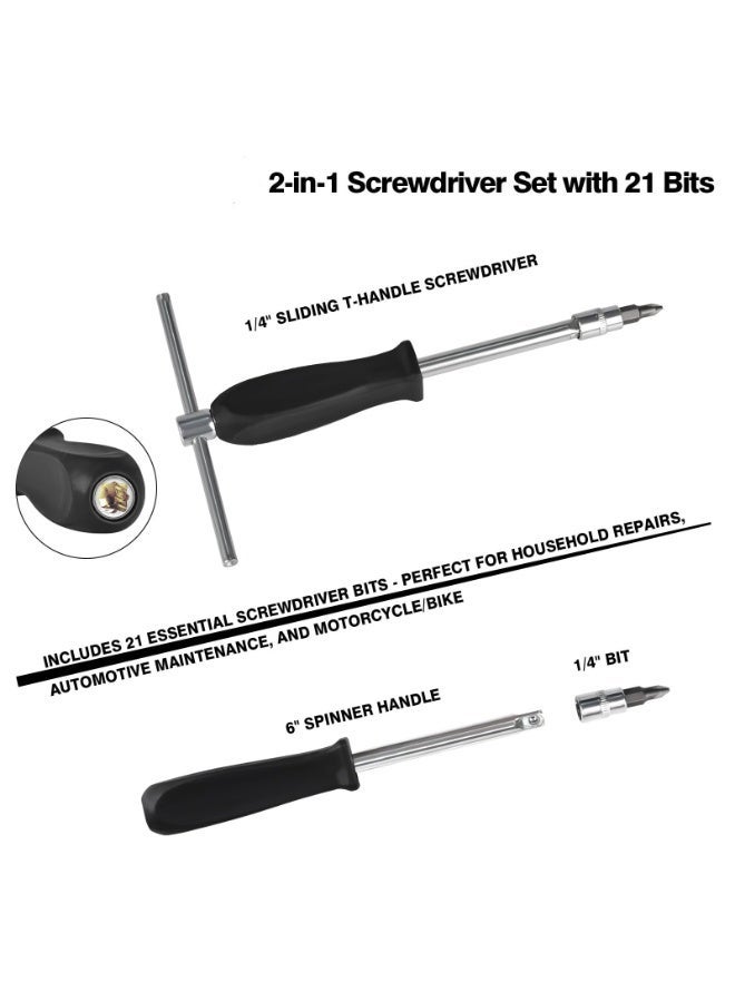 مجموعة المقابس, 46 قطعة 1/4 بوصة مفاتيح Ratchet مجموعة, مجموعة المقابس CR-V المترية مع شريط التمديد, مجموعة أدوات السيارات الميكانيكية للاستخدام المنزلي, مجموعة بت السائق مع حالة التخزين - Image 3