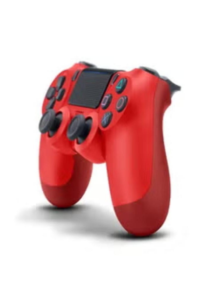وحدة تحكم لاسلكية مزدوجة الصدمات تعمل بالبلوتوث لجهاز PS4 Gamepad لجهاز Play Station 4 باللون الأحمر - Image 2