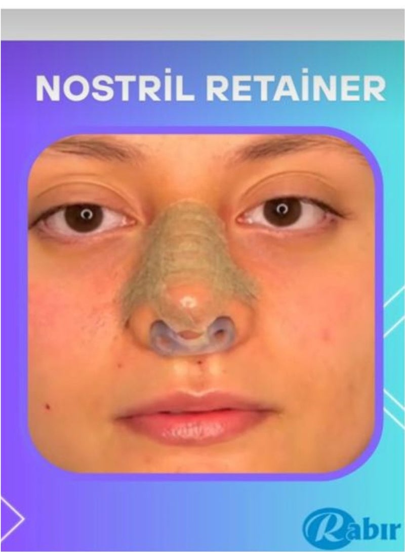 Sanitary silicone nose stabilizer for the face and original microporous adhesive, surgical nose pad, nose stabilizer for rhinoplasty, surgical stabilizer, 100% silicone nose stud - Image 2