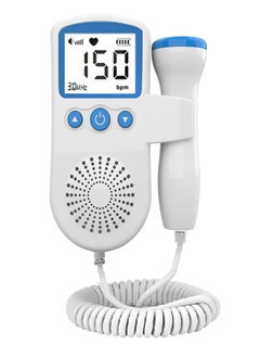 Doppler Fetal Rate Monitor Baby Fetal Sound Heart Detector Lcd Display（blue ）