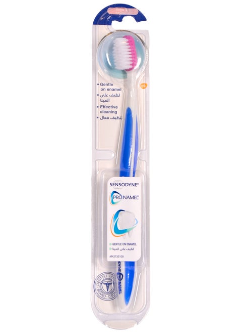 Sensodyne Toothbrush Pro Namel Grntale on Enamel Extra Soft , Multicolors
