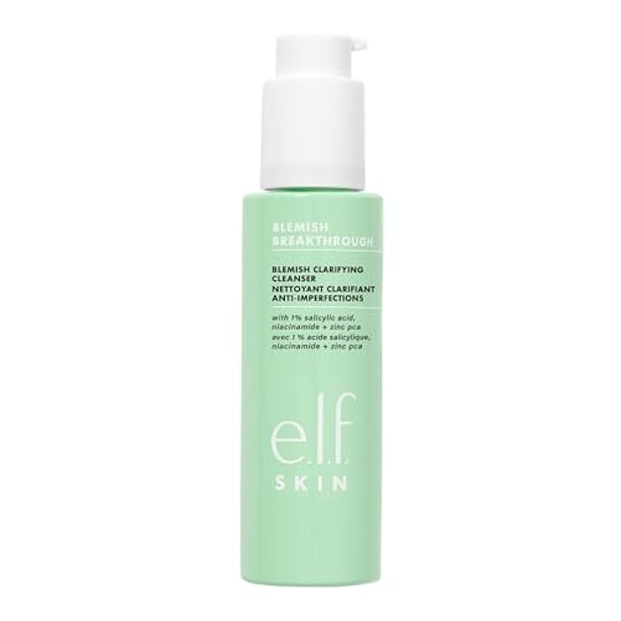 elf e.l.f. SKIN Blemish Breakthrough Clarifying Cleanser, Gel Cleanser For Removing Makeup, Controlling Oil & Clarifying Pores, 1% Salicylic Acid - Image 3