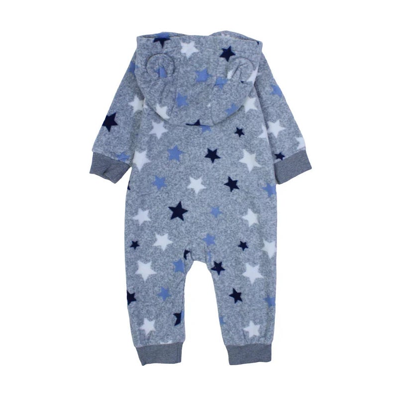 بذلة أولاد برأس بلا قدمين – رمادي بطبعة - Image 2