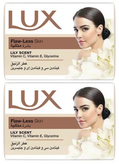 Lux Pack Of 2 Lux Bar Soap 165 gm Lily Flaw Less Skin  - Image 1
