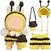 Voccim Handmade 17cm Doll Clothes 17 cm Doll Outfits with Bee Animal Style Outfits and Cute Accessories Bag Hat for Dress Up Dolls Keychain Decoration Pendant Gift - Image 2