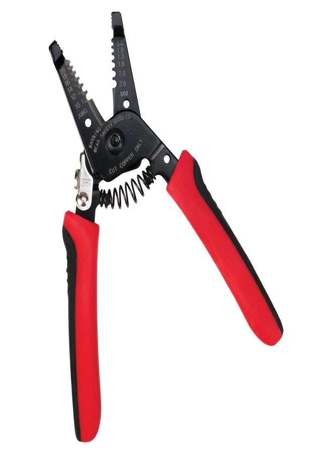 Performance Tool W86504 6-Inch Multi-Wire Cutter, Stripper and Pliers with Non-Slip Grip Handles for 10-20 AWG Solid and Stranded Copper Wire - Image 1
