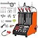 YUANRI Fuel Injector Cleaner Machine 4 Cylinder 9 Test Modes Auto Fuel Injector Tester and Cleaner Kit Ultrasonic Cleaning Kit for 5V to 12V Motorcycle Car Injectors - Image 2