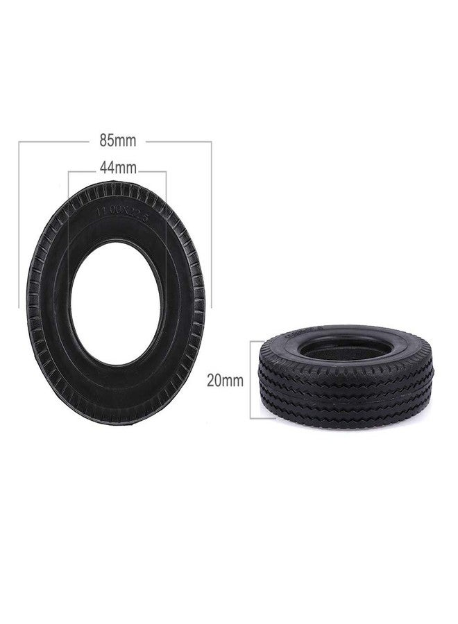 GoolRC 4pcs Trailer Car Rubber Tires for 1/14 Tamiya Tractor Truck RC Climber Trailer - Image 5