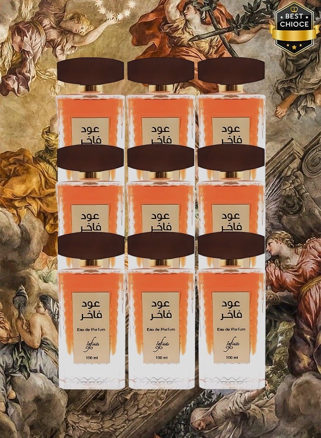 Infinite 9 Pieces Oud Fakhir Perfume 100ml - Image 1