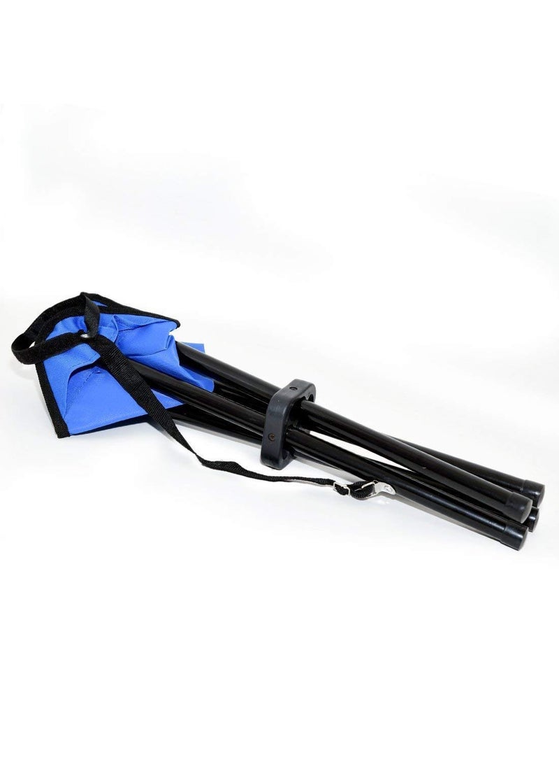 Runilex Runilex Folding Four Leg Stool Portable for Outdoor Camping Hiking Multiple Colors  - Image 3