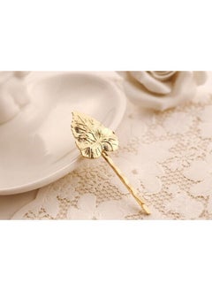Yueton 3 Pairs Athena Olive Branch Leaves Barrettes Bobby Pin Hair Clips Bride Headwear Edge Clip Clamps (1+3+5 Leaves)  - Image 4