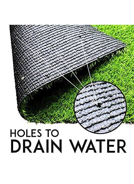 Generic GO Green 25MM High Density Artificial Grass for Balcony Lawn Garden Terrace Doormat Runner 2 X 6 FEET  - Image 3