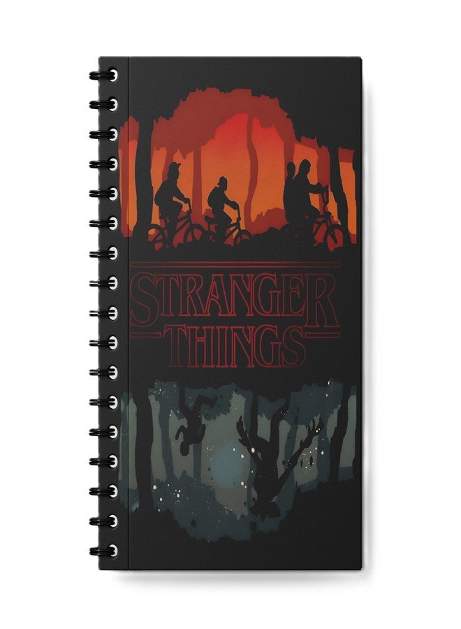 zenithink دفتر ملاحظات زينيثينك سترينجر ثينغز ذو غلاف حلزوني | ورق 80 غ/م² مع غلاف مقوى 350 غ/م² | بدون سطور | 160 صفحة | مقاس A5 | غلاف حلزوني | متعدد الاستخدامات للمدرسة والمنزل والمكتب - Image 1