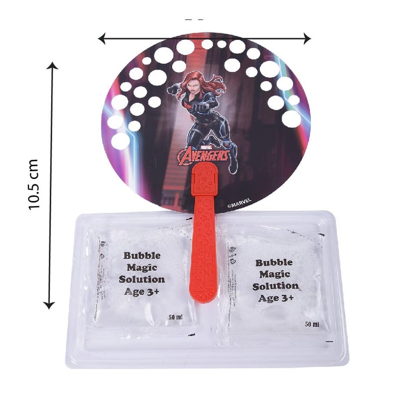 Bubble Magic FanBubs Black Widow Theme|Thick Viscous Concentrate Solution Pouches with Hand Fan|Just Dip, Wave& Play|Bubble Maker|Birthday & Return Gifts for Kids 3y+|Outdoor Indoor Toy|Made in India - Image 5