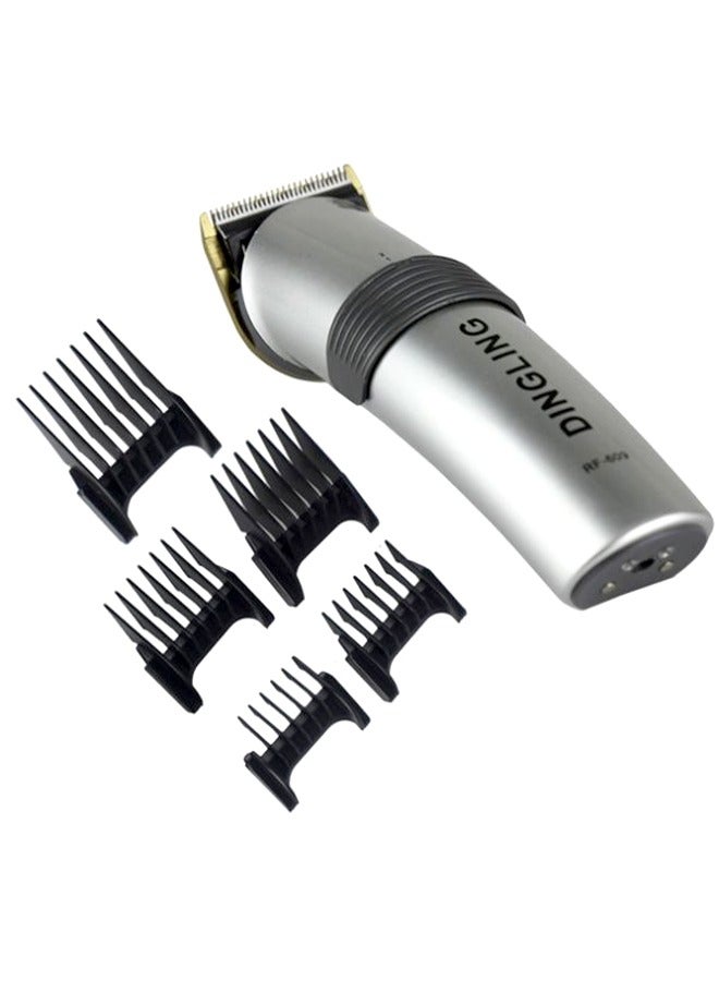 دينجلينج ماكينة حلاقة الشعر الاحترافية DINGLING RF-609، قابلة لإعادة الشحن، ماكينة تشذيب شعر الرجال، لاسلكية، ماكينة تشذيب اللحية، طول قص قابل للتعديل، مزودة بحامل شحن وفرشاة تنظيف ومشط، للاستخدام المنزلي أو في صالونات الحلاقة. - Image 2