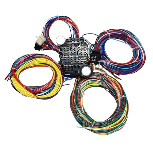 A-Team Performance 21 Standard Circuit Universal Wiring Harness Kit Muscle Car Hot Rod XL Wire - Automotive Replacement Electrical Wiring Harnesses - Image 2