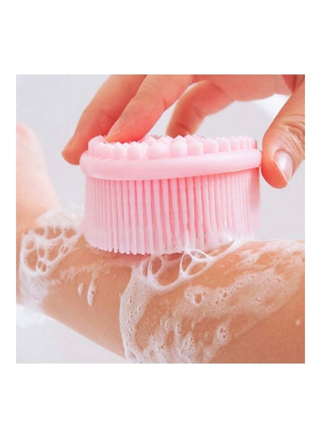 NIBEMINENT 2 PCS Silicone Scalp Shower Soft Baby Bath Brush Pink 13 x 10 8centimeter - Image 2