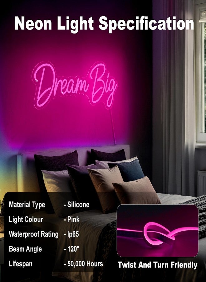 Forus 3 Meter LED Neon Strip Light - Pink, Flexible Waterproof Cuttable Rope Lights, Indoor Outdoor Diwali Decorative Cove Lighting, Home Decor, Festival, Villa Decorations, 6-Months Warranty - Image 3