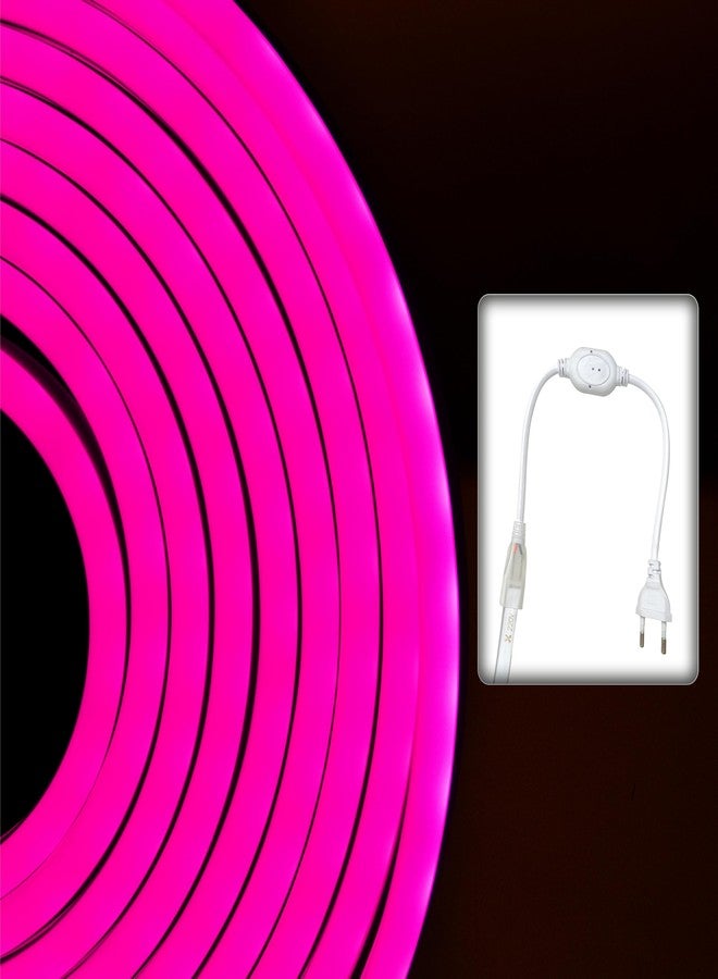 Forus 3 Meter LED Neon Strip Light - Pink, Flexible Waterproof Cuttable Rope Lights, Indoor Outdoor Diwali Decorative Cove Lighting, Home Decor, Festival, Villa Decorations, 6-Months Warranty - Image 5