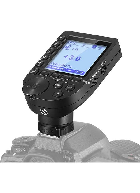 NEEWER Upgraded QPRO-N TTL Wireless Flash Trigger Compatible with Nikon 1/8000s HSS Large Screen Slanted Design 5 Group 9 Customizable Functions for Q4 Q3 Z2 Z1 Z760 NW760 S101-300W PRO/400W PRO  (NOT compatible with D810)